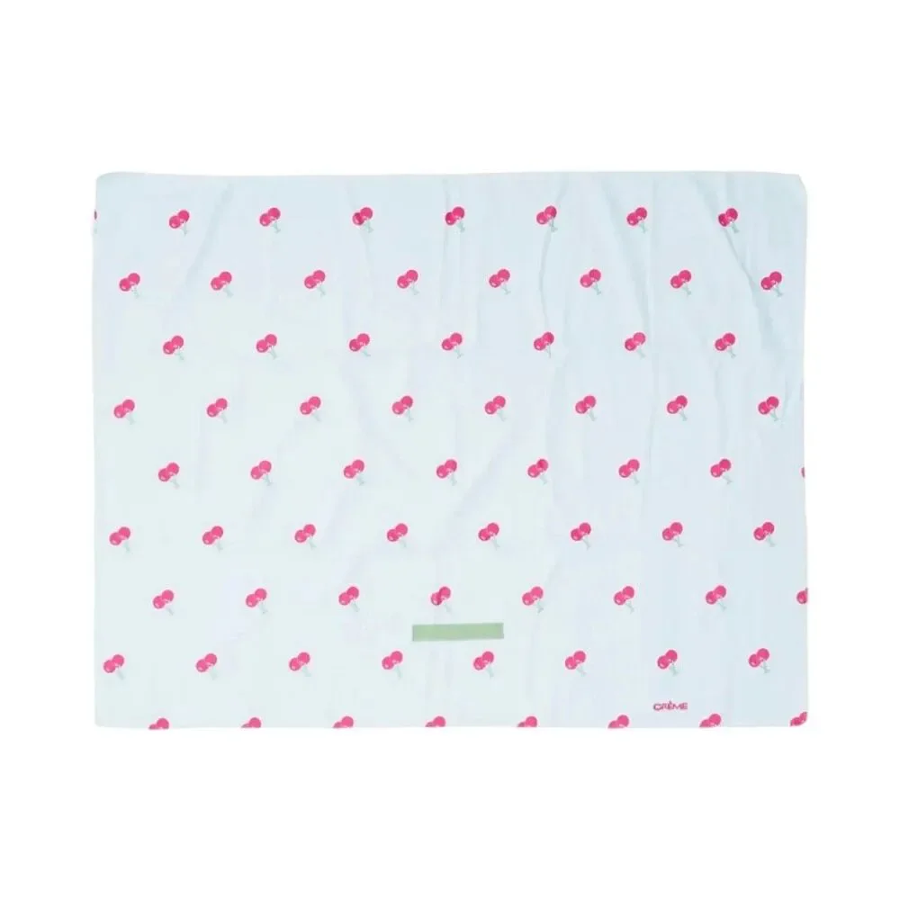 The Crème Shop Quick Dry Microfiber Hair Towel Wrap - Cherry Print